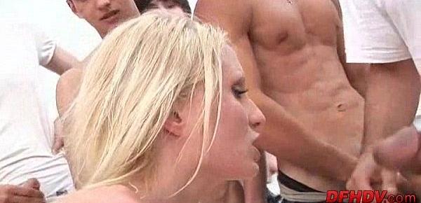  whore gangbanged by 50 dudes 093